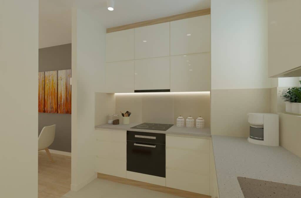 Salon z kuchnią Ursynów