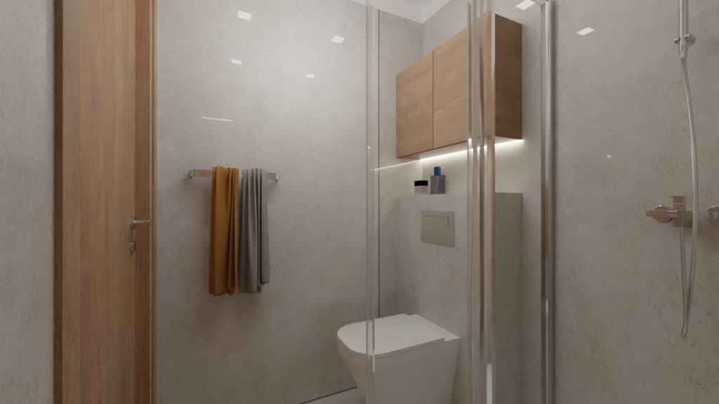 projekty nowoczesnych łazienek