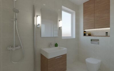 Łazienka w&nbsp;piaskowych kolorach