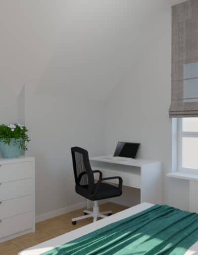 Architekt Wnętrz Warszawa ➜ Gdańsk ➜ PROJEKTY Wnętrz Warszawa Mazowieckie ➜ projekty wnętrz,metamorfoza wnętrz,aranżacja kuchni z salonem zdjęcia,projektant łazienek,architekt wnętrz SYPIALNIA biała z szafą
