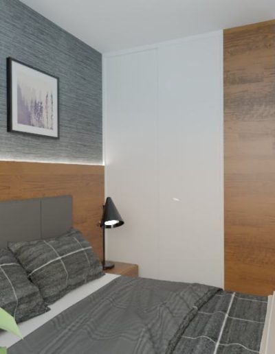 Architekt Wnętrz Warszawa ➜ Gdańsk ➜ PROJEKTY Wnętrz Warszawa Mazowieckie ➜ projekty wnętrz,metamorfoza wnętrz,aranżacja kuchni z salonem zdjęcia,projektant łazienek,architekt wnętrz Aranżacja sypialni na Woli