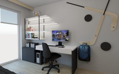 Pokój syna z&nbsp;hokeistą