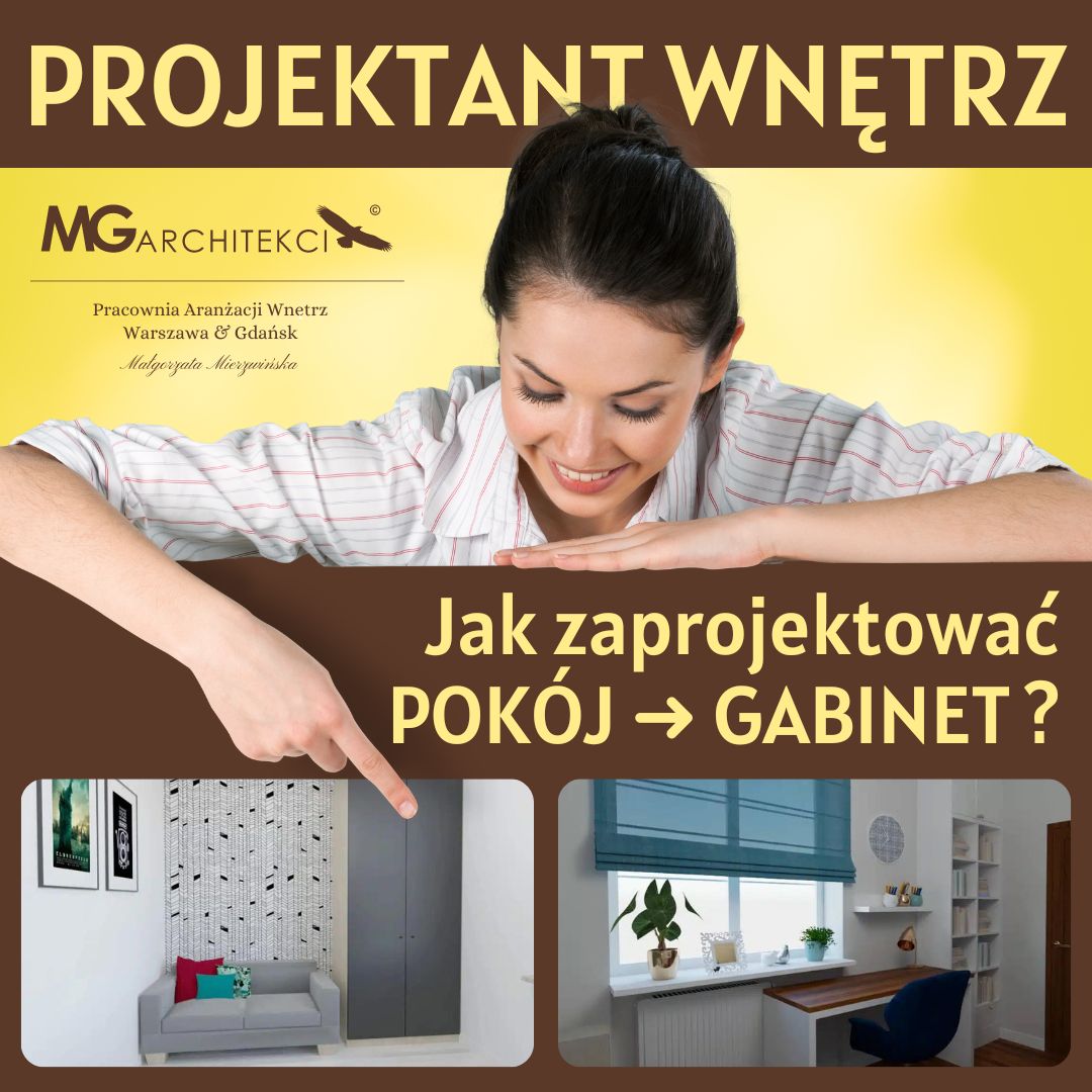 Projektant Wnętrz Warszawa ➜ Gdańsk ➜ Jak urządzić pokój młodzieżowy? ➜ jak zaprojektowac pokoj gabinet