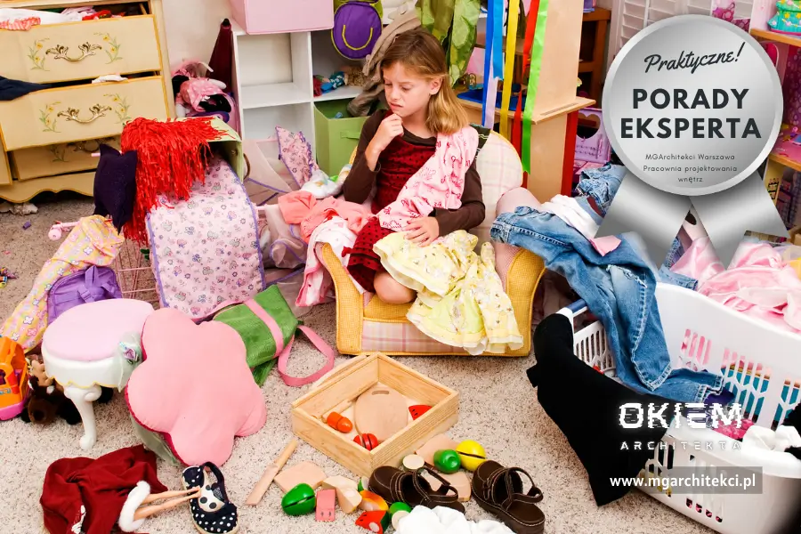 Nowoczesny pokój dla dziewczynki