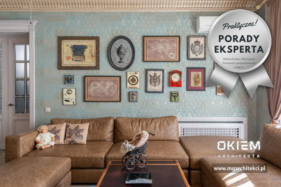 Przykładowa aranżacja małego salonu