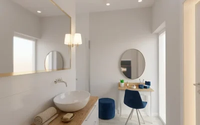 Architekt Wnętrz Warszawa ➜ Gdańsk ➜ Projektant sypialni ➜ projektant sypialni,projektanci sypialni,projekt sypialni,projektanta sypialni,ile kosztuje projekt sypialni Łazienka granatowa