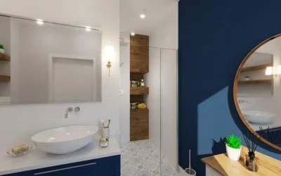 Architekt Wnętrz Warszawa ➜ Gdańsk ➜ OFERTA PROJEKTANT WNĘTRZ ➜ Mazowsze, Pomorze, Małopolska… ➜ projektant wnętrz,architekt wnętrz warszawa Łazienka ze wzorzystą podłogą