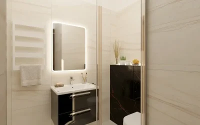 Architekt Wnętrz Warszawa ➜ Gdańsk ➜ Projektant sypialni ➜ projektant sypialni,projektanci sypialni,projekt sypialni,projektanta sypialni,ile kosztuje projekt sypialni ŁAZIENKA kontrasty w kamieniu