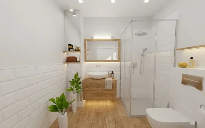 Architekt Wnętrz Warszawa ➜ Gdańsk ➜ OFERTA PROJEKTANT WNĘTRZ ➜ Mazowsze, Pomorze, Małopolska… ➜ projektant wnętrz,architekt wnętrz warszawa Mała łazienka z cegiełką