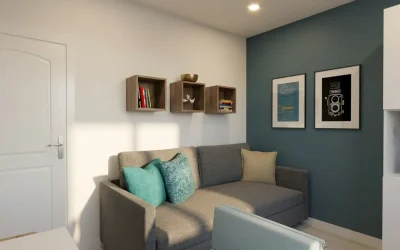 Architekt Wnętrz Warszawa ➜ Gdańsk ➜ Projektant kuchni ➜ projektant kuchni,projektanci kuchni,projekt kuchni,projektanta kuchni,ile kosztuje projekt kuchni Szaro-biały pokój dla chłopca