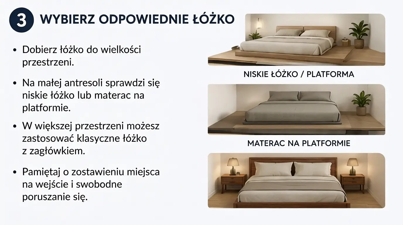 Projektant Wnętrz Warszawa ➜ Gdańsk ➜ łóżko z antresolą,łóżko z antresolą dla dzieci,sypialnia na antresoli,pokój z łóżkiem na antresoli,sypialnia na antresoli aranżacje ➜ 3 wybierz odpowiednie lozko