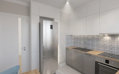 Architekt Wnętrz Warszawa ➜ Gdańsk ➜ Projektant łazienek ➜ projektant łazienek,projektanci łazienek,projekt łazienki,projektanta łazienki,ile kosztuje projekt łazienki KUCHNIA grafit i niebieski